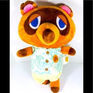 Nintendo Animal Crossing TOM NOOK Plush Decorative Pillow 18" Stuffed Animal Toy